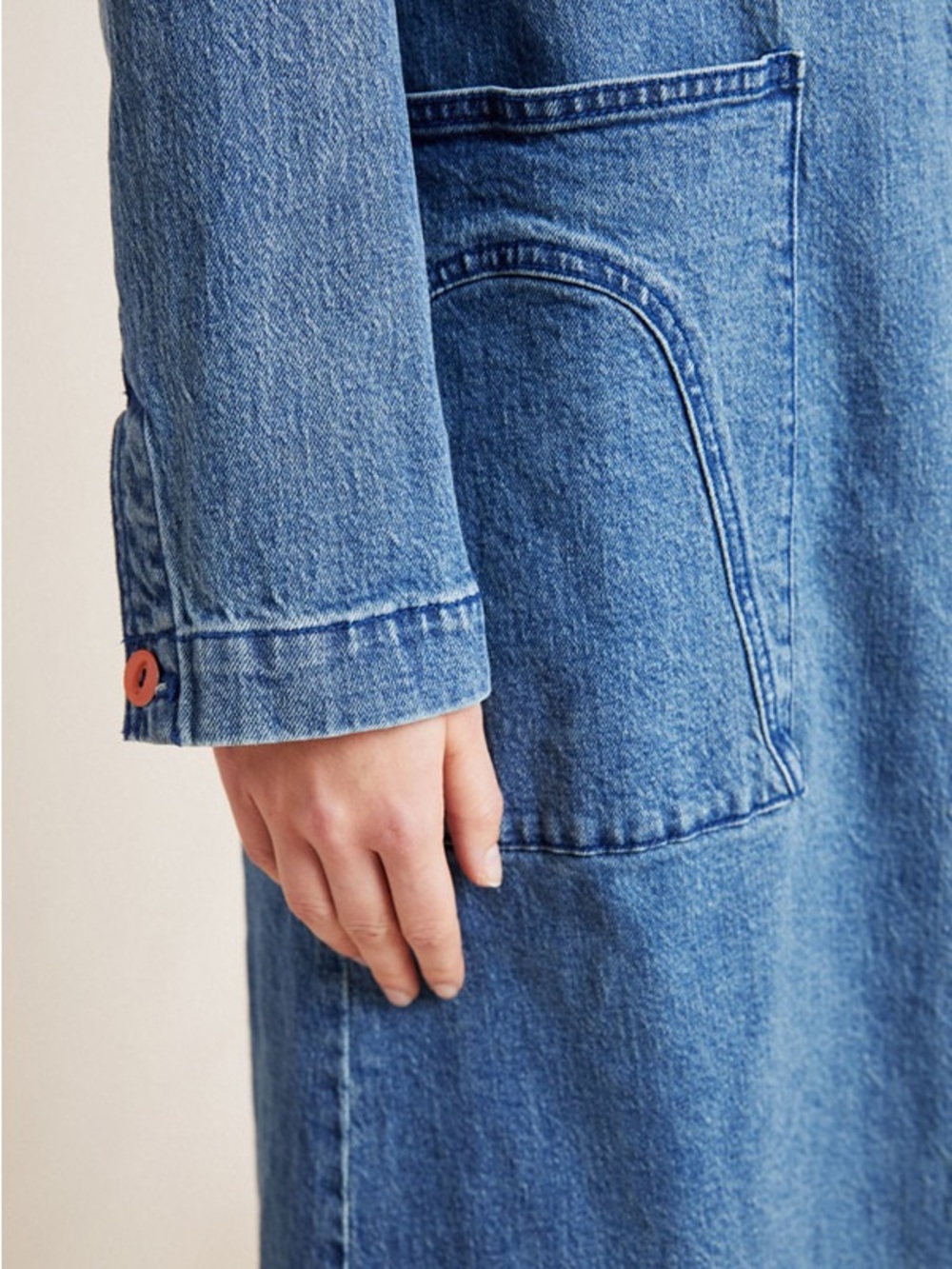 Peggy Denim Coat - Picture 3 of 7